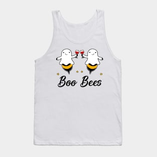 Wine Boo Bees Couples Funny Halloween Costume Tank Top